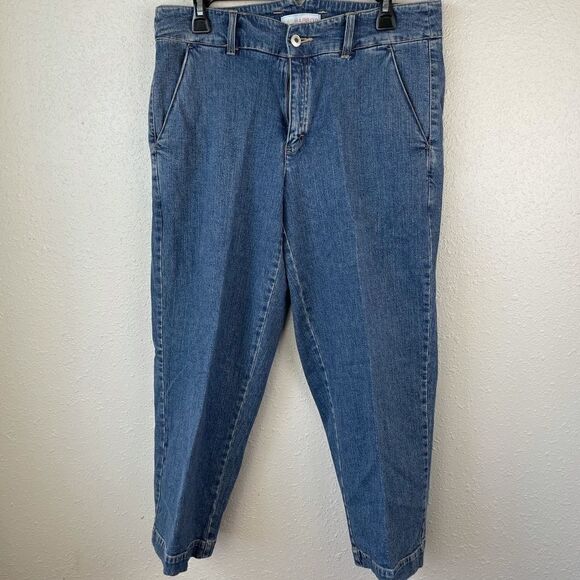 Sag Harbor Jeans Company Cropped Denim Pants EUC - Picture 1 of 7